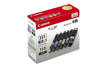 Canon BCIー350+351 純正　【6色セット】