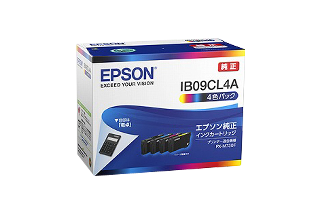 IB09CL4A (4色パック) インクパック 純正 | エプソン | トナー・インク 