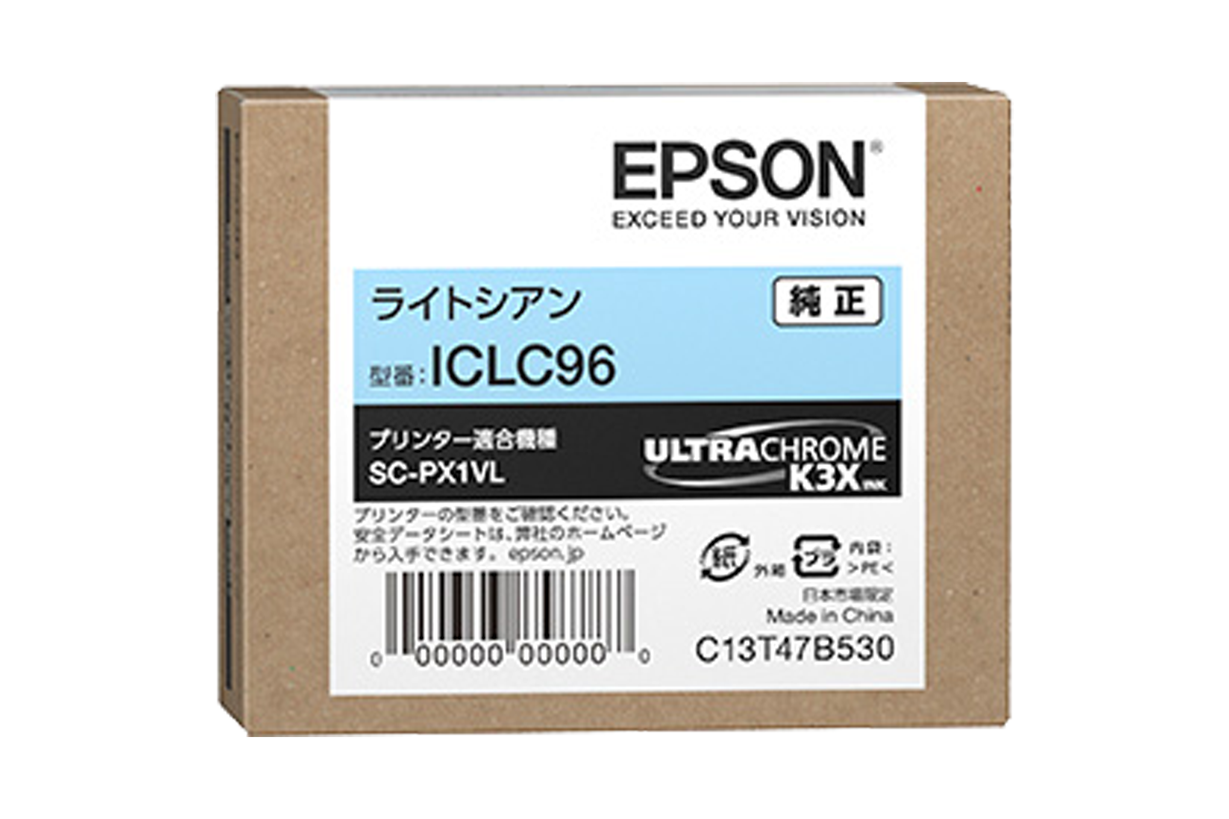 (まとめ)エプソン インクカートリッジライトシアン 150ml SC9LC15 1個〔×3セット〕