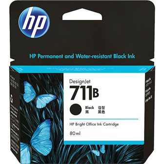 HP711B (3WX01A) (ブラック) インクカートリッジ 純正