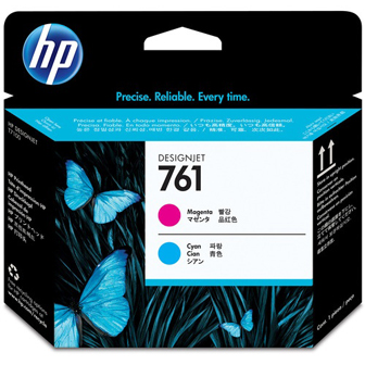 HP761 (CH646A) (マゼンタ/シアン) プリントヘッド 純正