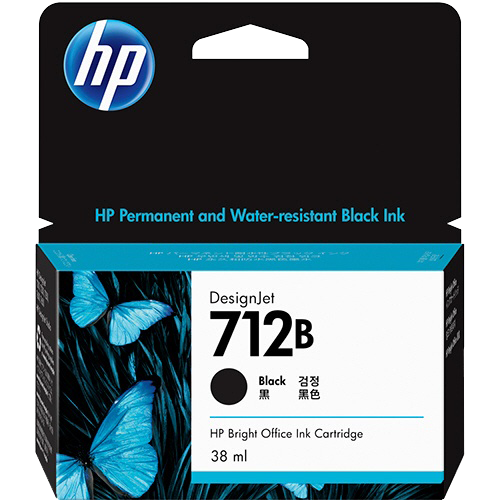 HP712B (3ED28A) (ブラック) インクカートリッジ 純正