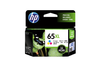 HP65XL (カラー) (増量) インクカートリッジ 純正
