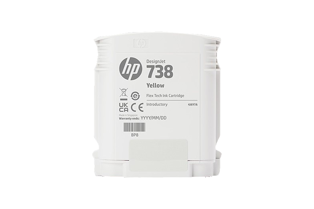 HP738 (4J6Y7A) (イエロー) インクカートリッジ 56ml 純正 