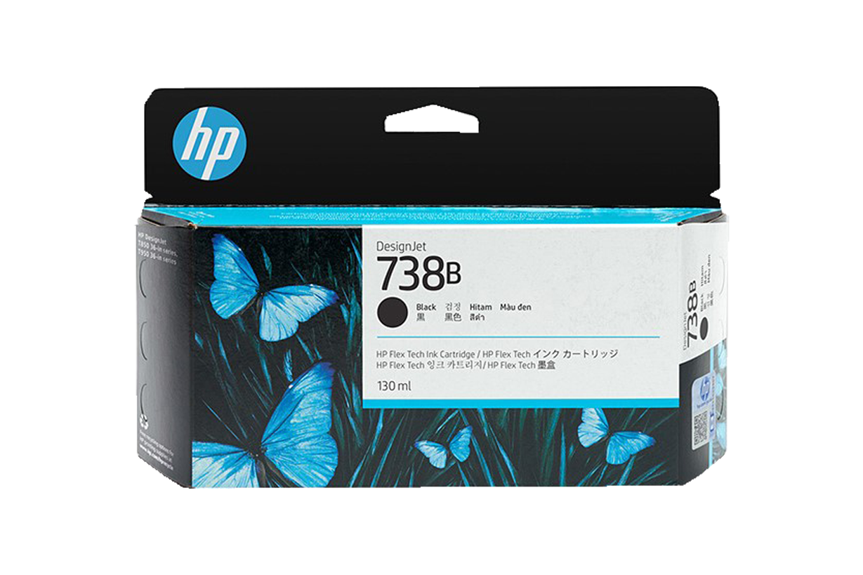 HP738B (498P2A) (ブラック) インクカートリッジ 130ml 純正